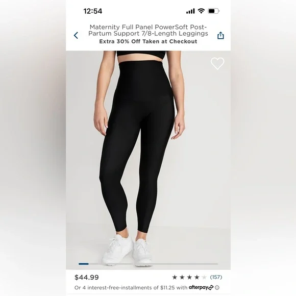 Postpartum Maternity Tights Old Navy Old Navy Maternity Full-Panel